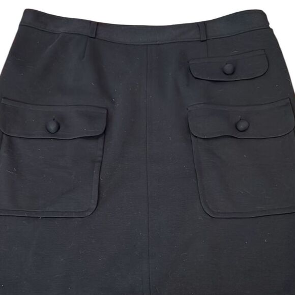 Chelsea and Theodore black skirt with three pockets in front size 14 - Picture 10 of 10